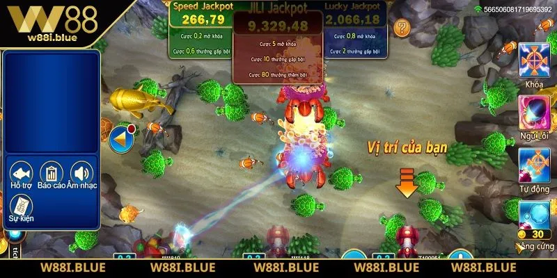 Bắn cá sảng khoái với tựa game jackpot fishing