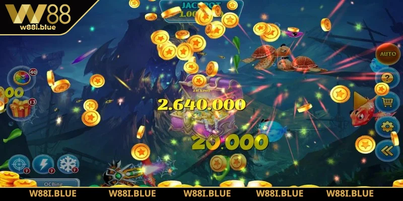 Ưu điểm nổi bật của bắn cá xèng đổi thưởng W88